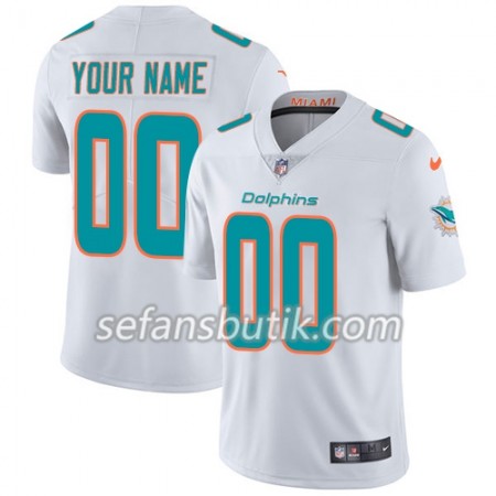 Miami Dolphins Tröjor Custom Vit - Herr